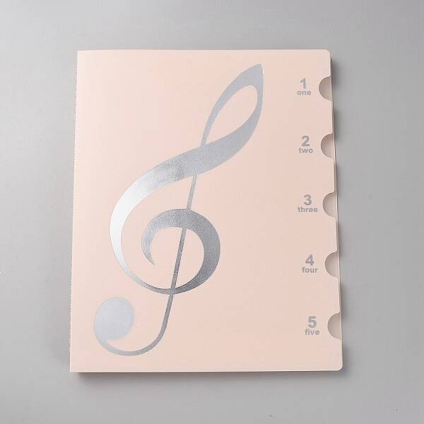Plastic Piano Sheet Folder