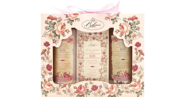 Bohemia Gifts & Cosmetics Rosarium Women's Set Ii. Shower Gel 100 Ml + Shampoo For All Hair Types 100 Ml + Handmade Soap With...