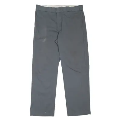 DICKIES 874 Workwear Mens Trousers Grey Regular Straight W36 L32