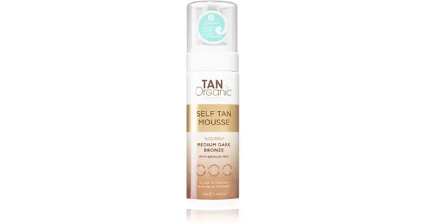 TanOrganic The Skincare Self-Tanning Mousse Medium Dark Bronze 120ml