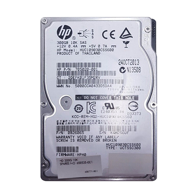 705020-001 HP 300GB 6Gb/s SAS 10000 2.5-inch Hard Drive
