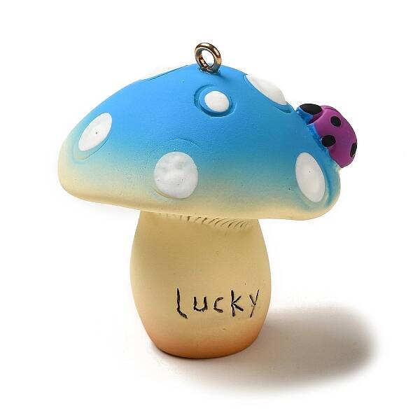 Mushroom Resin Big Pendants
