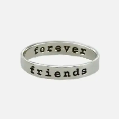 Friends Forever Sterling Silver Ring - 8