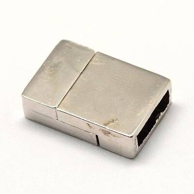 Alloy Magnetic Clasps with Glue-in Ends