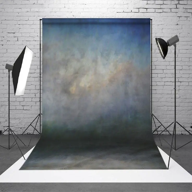 Dark Blue And Gray Abstract Photography Backdrop - Aperturee