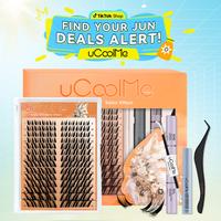 Flying Fox Cluster | Fairy Style | Fox Eye Style C Curl DIY Lashes Cluster With Ultra Thin Invisible Band Eyelashes Bond Seal...