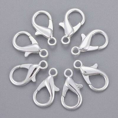 Zinc Alloy Lobster Claw Clasps
