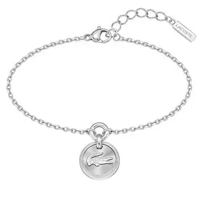Lacoste Bracciale In Acciaio Moda Con Coccodrillo Memento 2040404