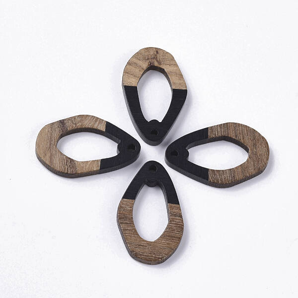 Resin & Walnut Wood Pendants