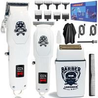 Professional Cordless Hair Clipper, 1 Box Electric Foil Shavers Razor & Beard Hair Trimmer Kit, Rechargeable Hair Cut Machine...