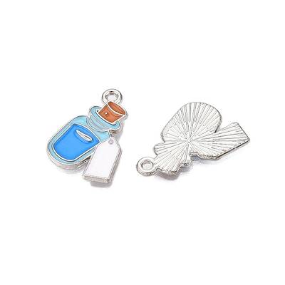 Halloween Theme Alloy Enamel Pendants