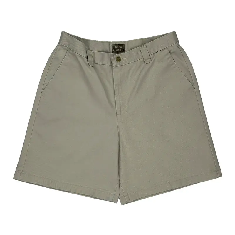 Riders Chino Shorts - 30W 7L Beige Cotton | Size: 30″ waist