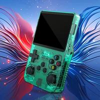 WUDS R36S Retro Video Handheld Game Console Linux System 3.5 In IPS 3000mAH Battery 64GB TF Card, Portable, Durability