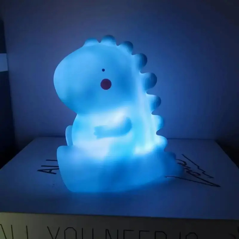 Cartoon Cute Dinosaur Design LED Lights for Bedroom, Cozy Corner Decor USB Rechargeable Cute Desktop Lamp, Atmosphere Bedside...