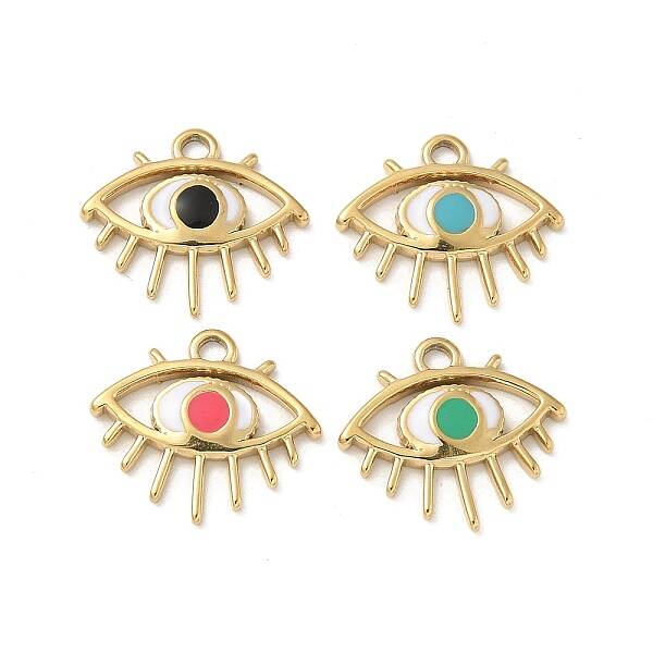 Ion Plating(IP) 304 Stainless Steel Enamel Charms