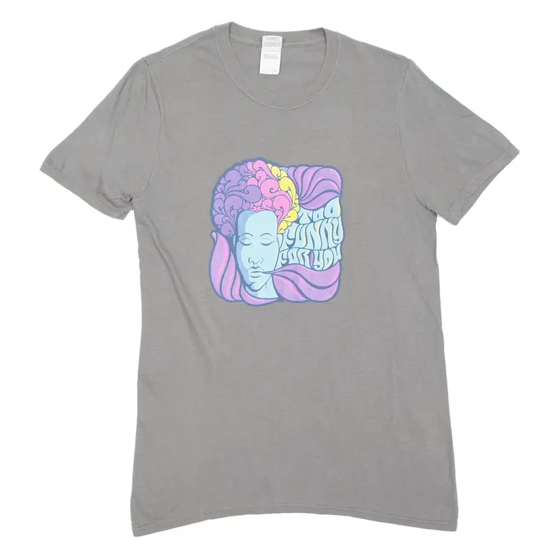 GILDAN Mens T-Shirt Grey S