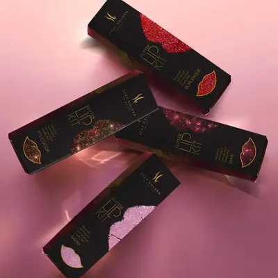 Stay Golden Cosmetics | Glitter Lip Kit, Transfer Proof, Kiss Proof, Smudge Proof, High Pigmentation, Long-lasting Lipstick M...