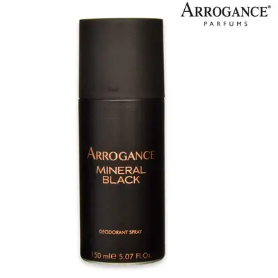 Arrogance Black Mineral Deodorant 150 Ml