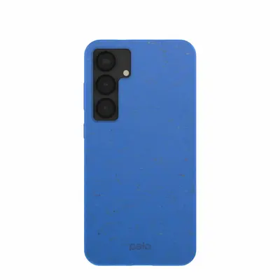 Electric Blue Samsung S25+(Plus) Phone Case