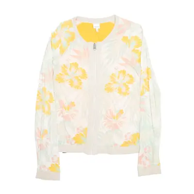 BENCH Tropical Beige Floral Lightweight Jacket Womens M