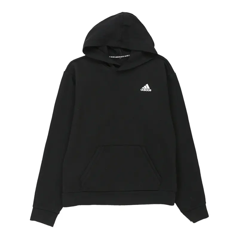 Adidas Hoodie - Small Black Cotton Blend
