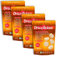 Drizzilicious Mini Rice Cake Bites, Cinnamon Swirl | 4 Bags