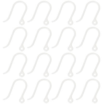 200Pcs Plastic Earring Hooks