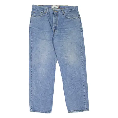 LEVI'S 550 Jeans Mens Blue Relaxed Tapered Stone Wash W38 L32
