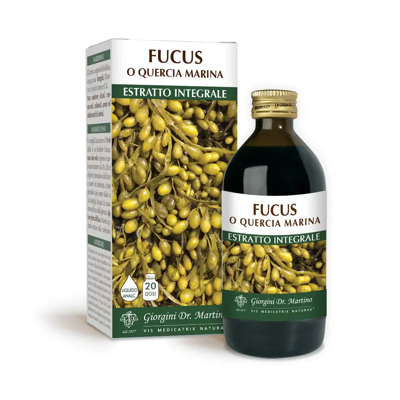 Dr Giorgini Fucus or Sea Oak Full Extract Non-alcoholic Liquid 200ml