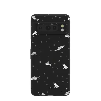 Black Lil Sharks Google Pixel 8 Pro Case