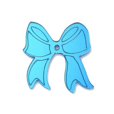 Laser Mirror Face Acrylic Pendants