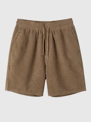 Men's Regular Fit Solid Pocket Drawstring Waist Shorts, Casual Comfy Shorts for Spring & Fall, Fashion Men's Bottoms for Dail...