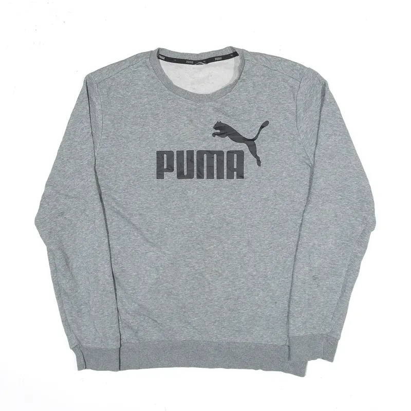 PUMA Sports Sweatshirt Grey Mens M