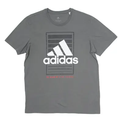 ADIDAS Mens T-Shirt Grey L