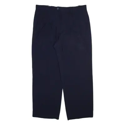 DUSTIN Mens Trousers Blue Relaxed Straight W34 L27