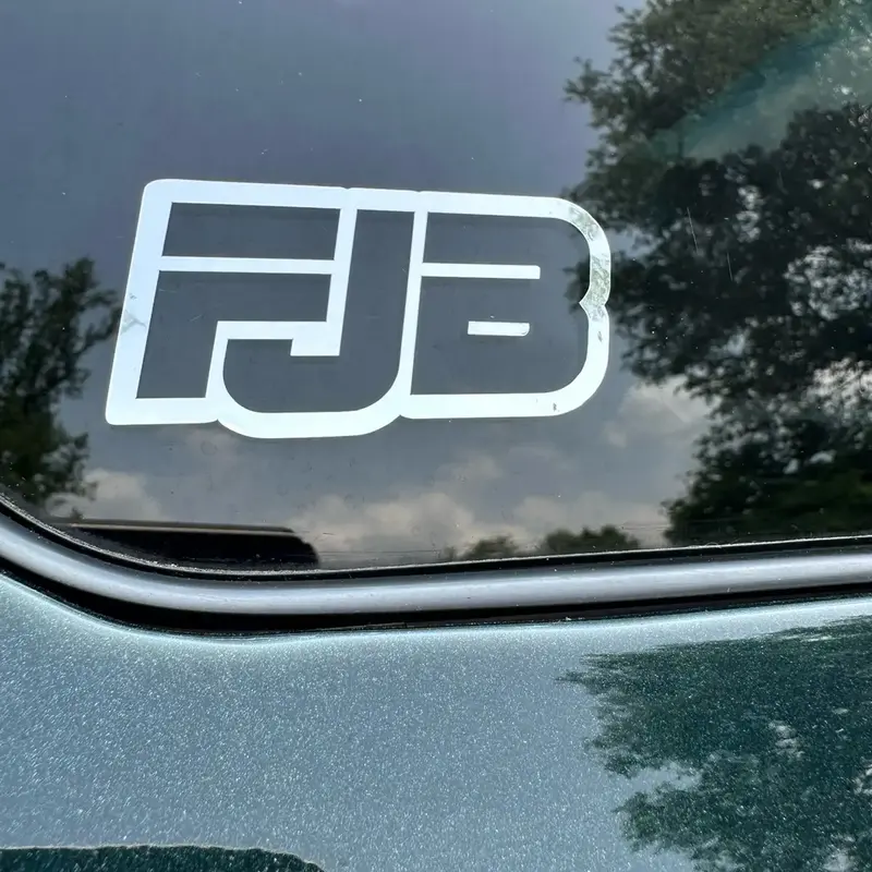 FJB in (20 colors) Blue Collar Conservative custom decal bumper sticker 4x4 window Graphic Car Truck SUV