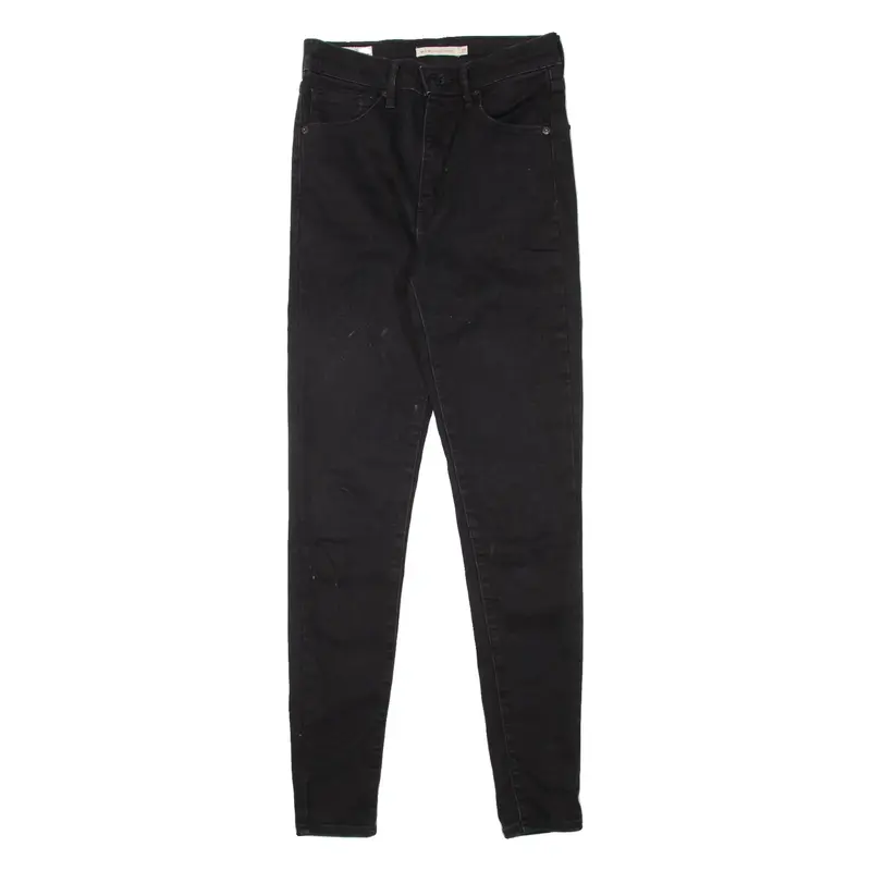 LEVI'S Mile High BIG E Womens Jeans Black Slim Skinny W27 L30
