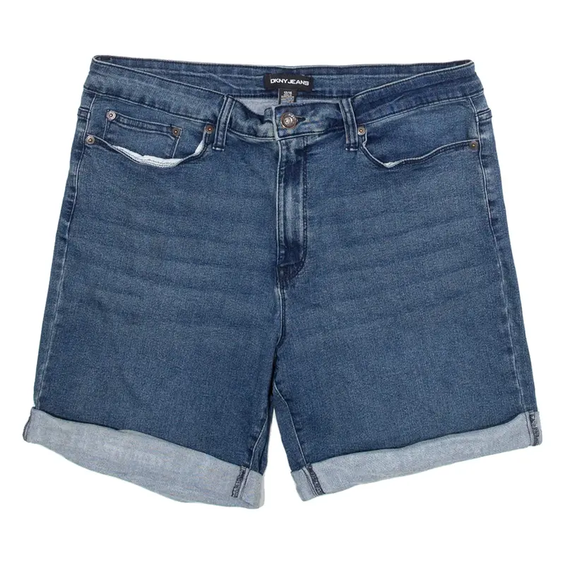 DKNY Womens Jorts Shorts Blue XL W36