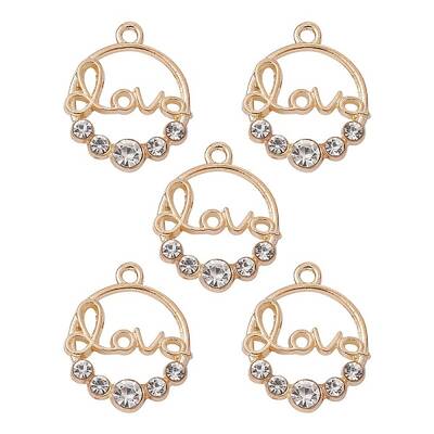 Alloy Crystal Rhinestone Pendants