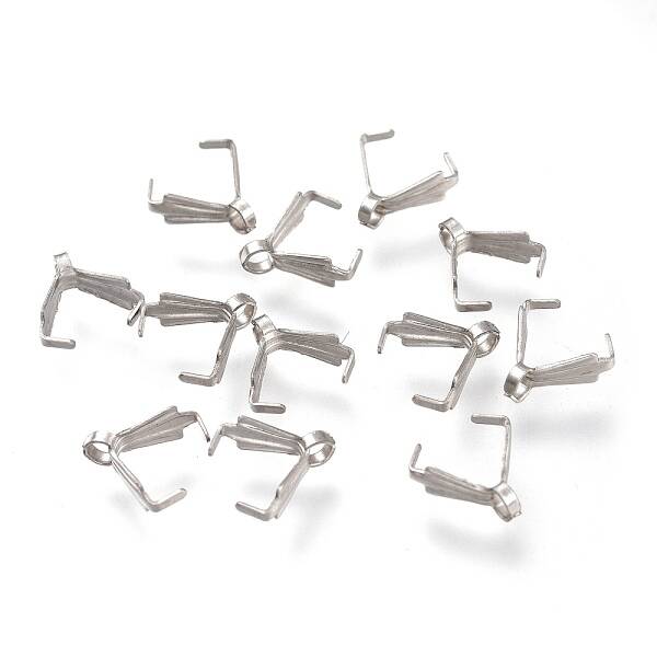 Tarnish Resistant 304 Stainless Steel Ice Pick Pinch Bails