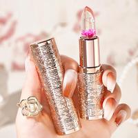 Flower Design Color Changing Lipstick, 1 Count Moisturizing Lip Balm, Girls and Women Makeup Accessory, Christmas Gift