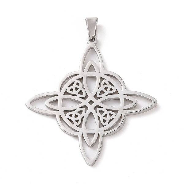 Non-Tarnish 304 Stainless Steel Hollow Pendants
