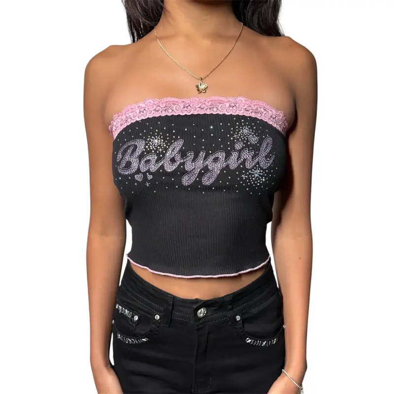 Babygirl Rhinestone Tube Top