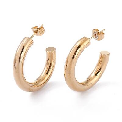 201 Stainless Steel Stud Earrings
