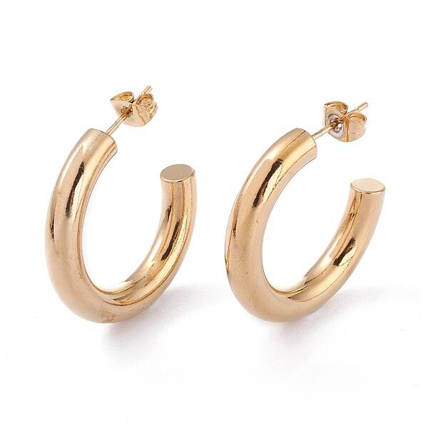 201 Stainless Steel Stud Earrings