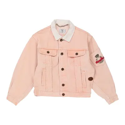 Age 8 Valentino Denim Jacket - Small Pink Cotton | Size: small