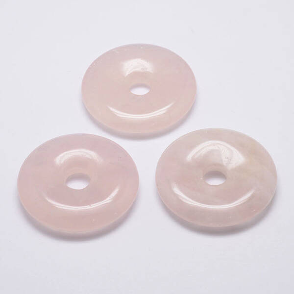 Natural Rose Quartz Big Pendants