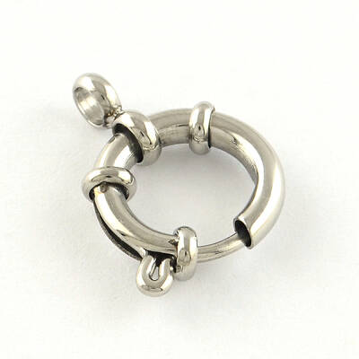 Tarnish Resistant 304 Stainless Steel Spring Ring Clasps