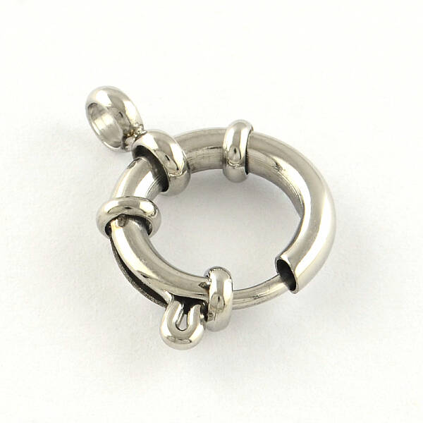 Tarnish Resistant 304 Stainless Steel Spring Ring Clasps