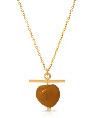 Lovy Necklace | Color: Cream | Metal Color: Gold